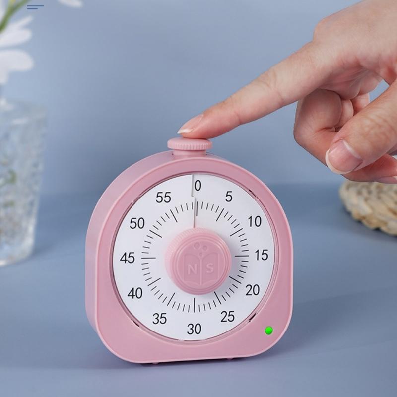 Visual Timers 60-minutes Super Countdowns Timers Suitable for Children Adult Durable Mechanical Time Management Tool