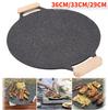36-29CM Solid Wood Grill Pan Insulated Grip Anti Scald Portable BBQ Plate Handle for Cookware Sauce Pan Sauteing Grilling Pan