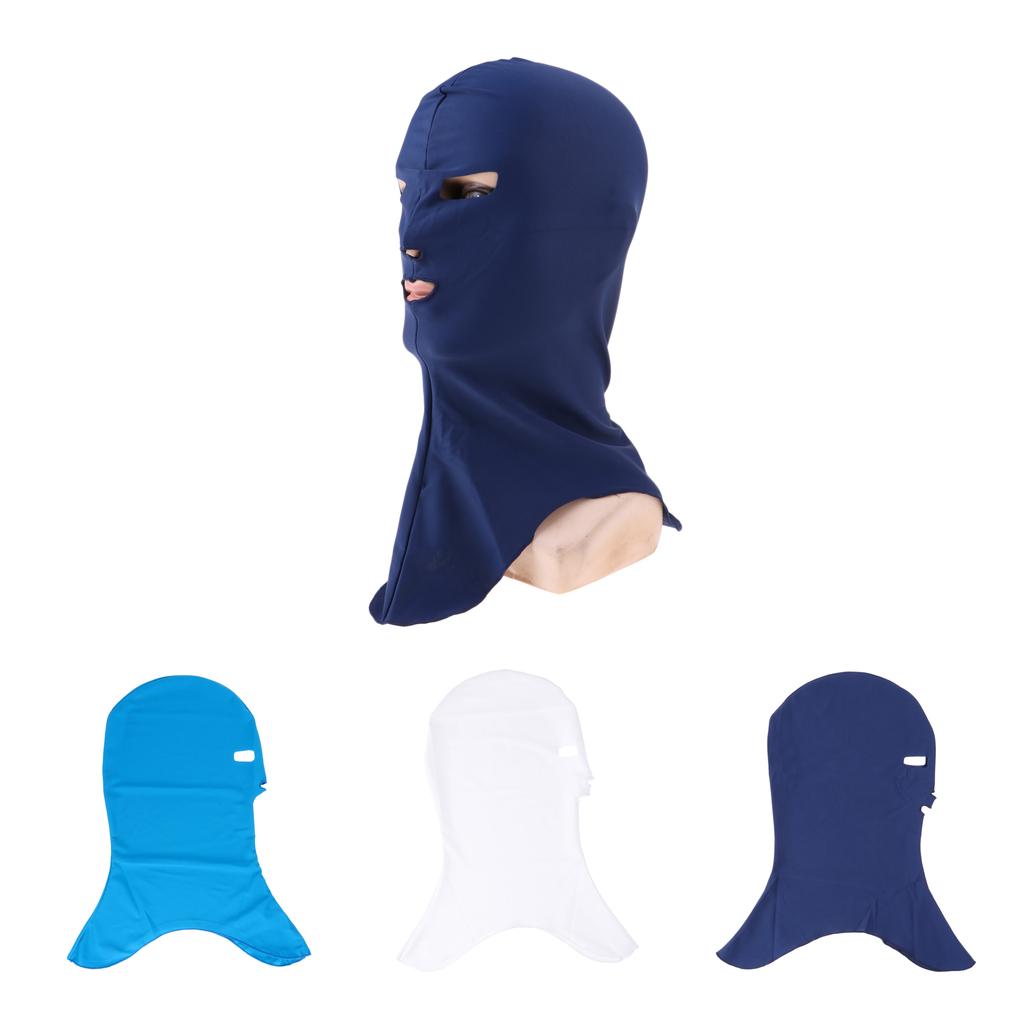 Buy Swimming Cap Sunblock UV Protection Full Face Mask Head Neck Cover ...