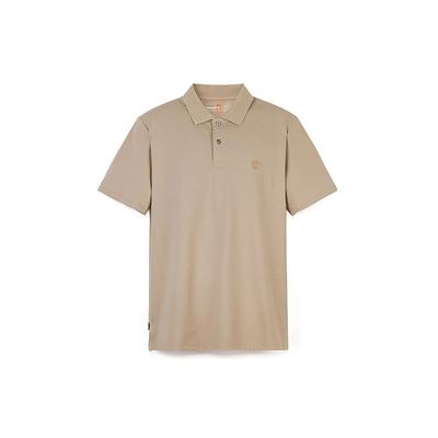 Quick Dry Lightweight Polo Shirt Men Tops Light-Tan A66DU-269
