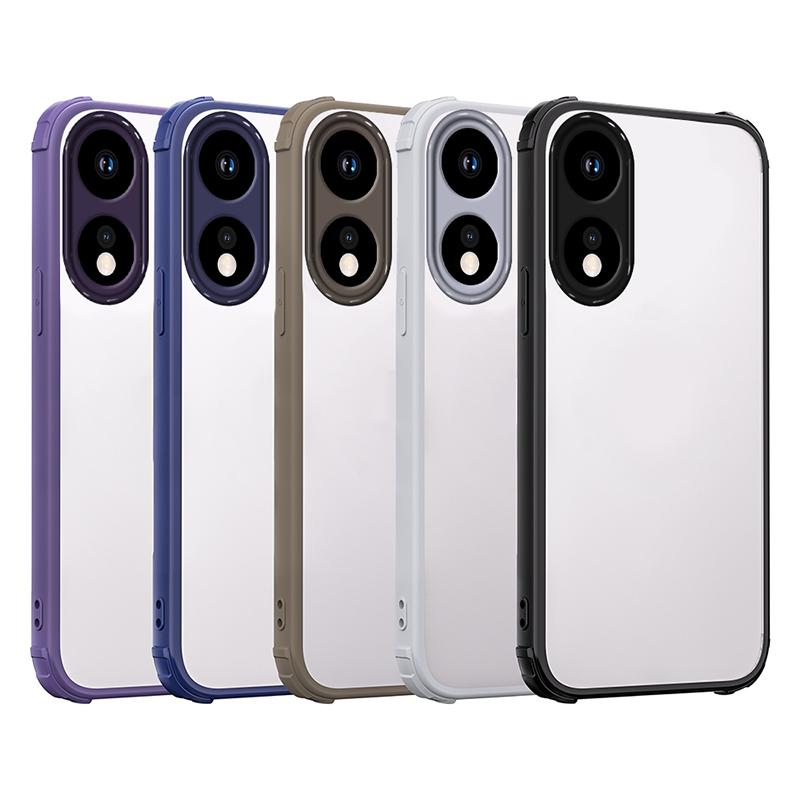 New Style Anti-slip Bumper Armor Phone Case For OPPO A57 2022 A58 A58X A60 A79 A80 A98 Not Yellowing Transparent Back Cover A98