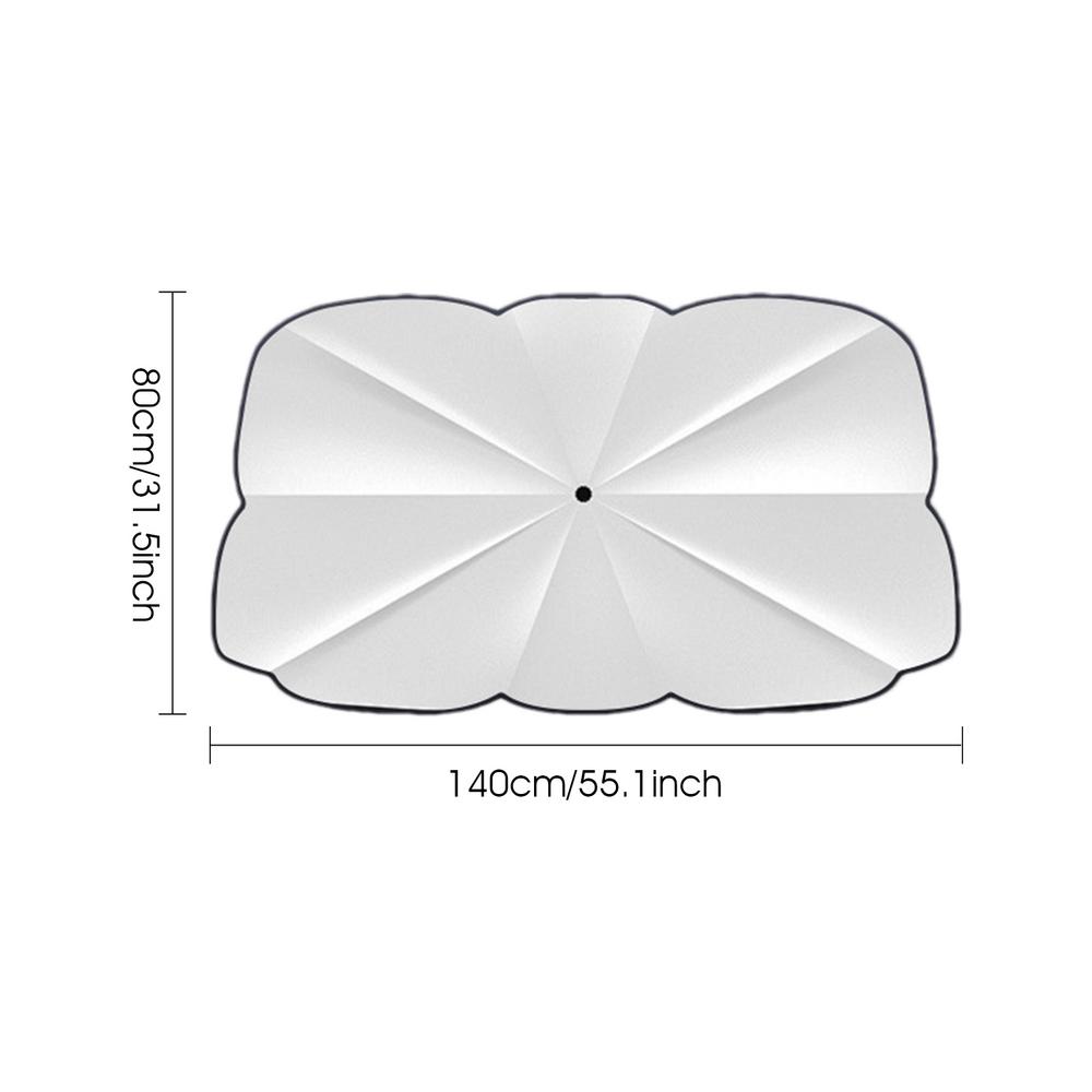 

Автомобильный солнцезащитный козырек для лобового стекла, УФ-блокирующий солнцезащитный козырек для автомобиля, автомобильный зонт, солнцезащитный козырек для лобового стекла, зонт для автомобиля, грузовика, автофургона чёрный