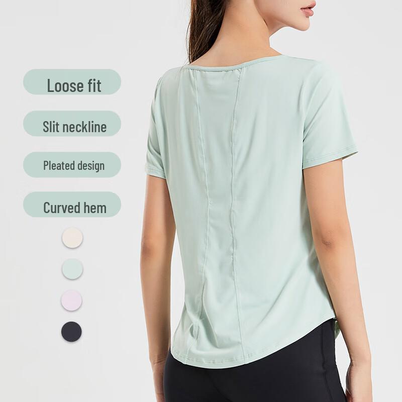Women's Quick-Dry Yoga & Fitness Short-Sleeve Top
