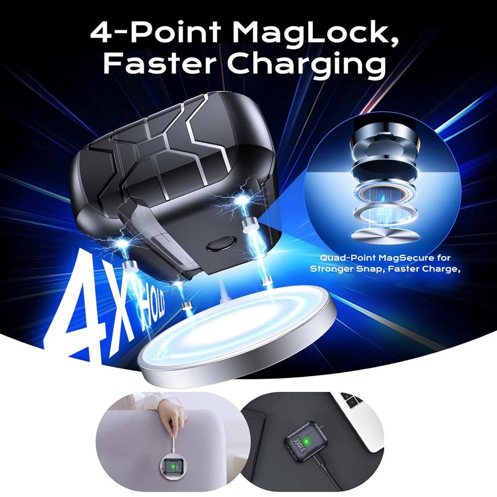 Auto-Open for AirPods Pro 3 Gen Case with Magnet, Compatible with Apple AirPods Charging Case, Full Protective Cover w/ Keychain