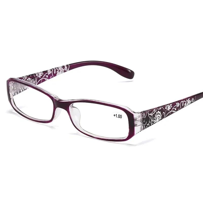 

Женские ретро-очки для пресбиопии, очки для чтения «кошачий глаз», узорчатые очки с ножками, оправа из смолы, диоптрии +1,0 +1,5 +2,0 +2,5 +3,0 +3,5 +250