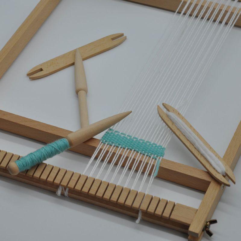 1/2 Pezzi Navetta in Legno di Faggio per Telaio Strumento per Maglieria Bastoncino Avvolgitore per Arazzi per Imitare Scenari di Vita Reale.