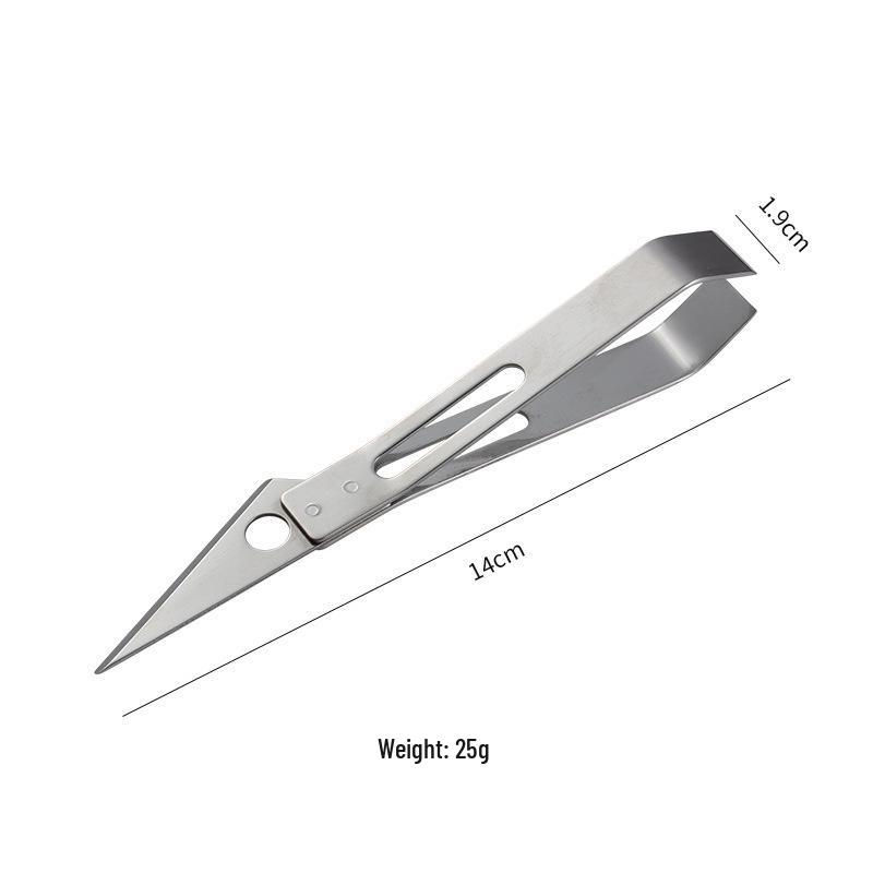 Thickened Stainless Steel Tweezers for Household & Commercial Use – Chicken, Duck, Goose Bone and Thorn Removal Tool