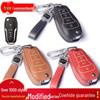 Universal Nappa Leather Key Cover for Honda, Toyota, Hyundai, Nissan - Car Modification Accessory