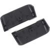 Für Toyota Land Cruiser LC100 FJ100 1998 1999 2000 2001 2002 Schwarze Außen Dachgepäckträger Schienen Gepäck Center Schutz Abdeckung Autozubehör 2 Stück