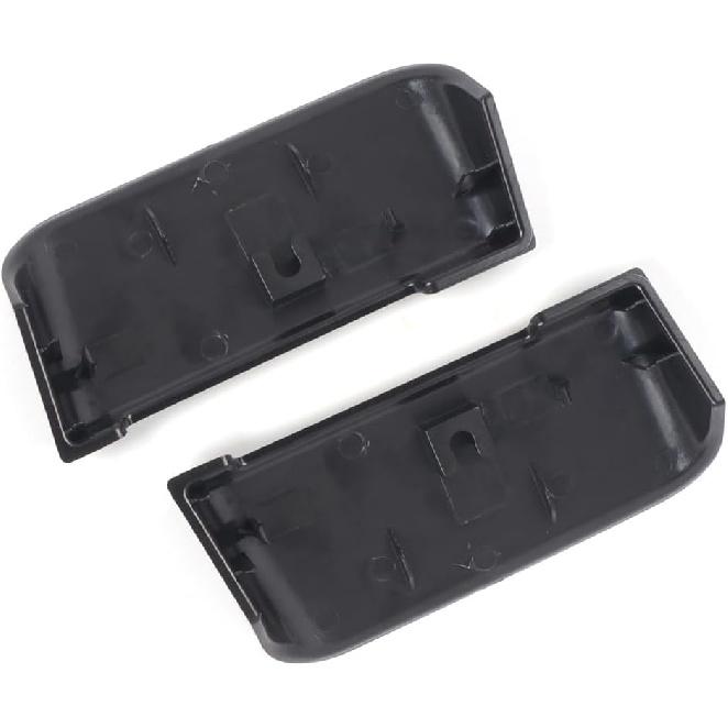 Für Toyota Land Cruiser LC100 FJ100 1998 1999 2000 2001 2002 Schwarze Außen Dachgepäckträger Schienen Gepäck Center Schutz Abdeckung Autozubehör 2 Stück