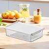 Food Container with Lid for Refrigerator, Organizer Lunch And Products