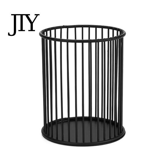 Open Frame Pen Stand Metal Holder, Nordic Desk Organizer for Makeup Brushes, Anti-oxidation Anti-Rust Multifunctional Storage Basket Pencils