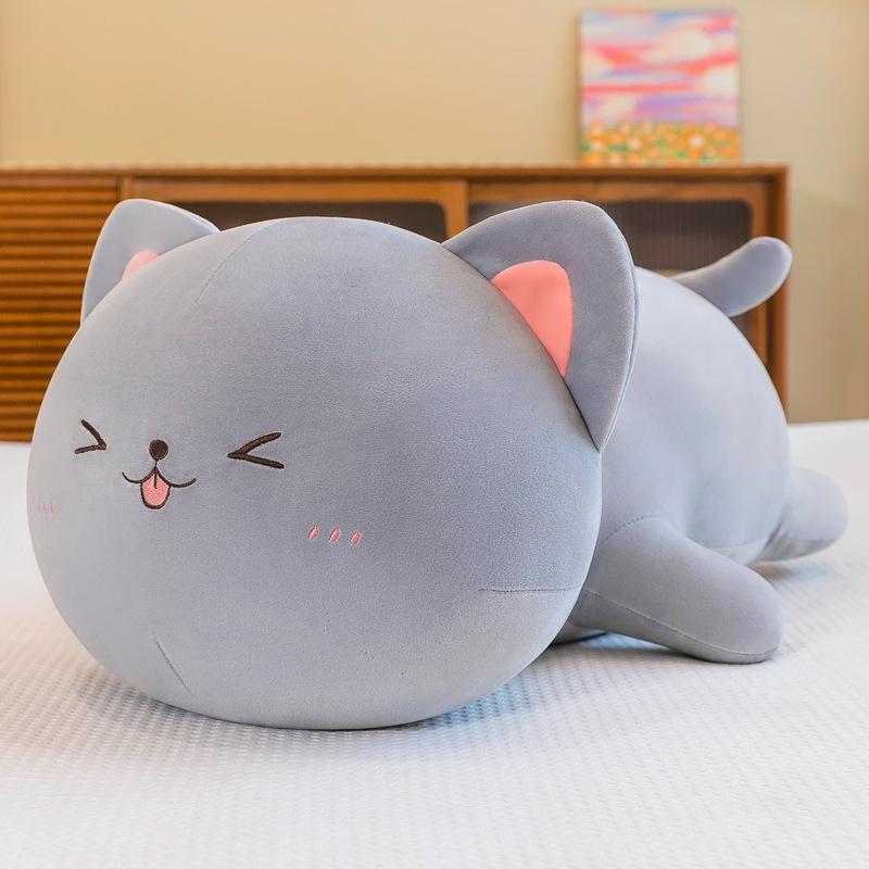 Супермягкая милая кукла-кошка, плюшевая игрушка, милая кошка, подушка для кровати, кукла для сна