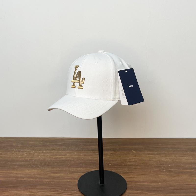 Verstellbare NY Yankees & LA Duckbill Baseballkappe mit festem Oberteil und großem Logo für Männer & Frauen