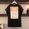 Korean-Style Letter Print T-Shirt New Plus-Size Slimming Cotton Top Casual Versatile Apparel