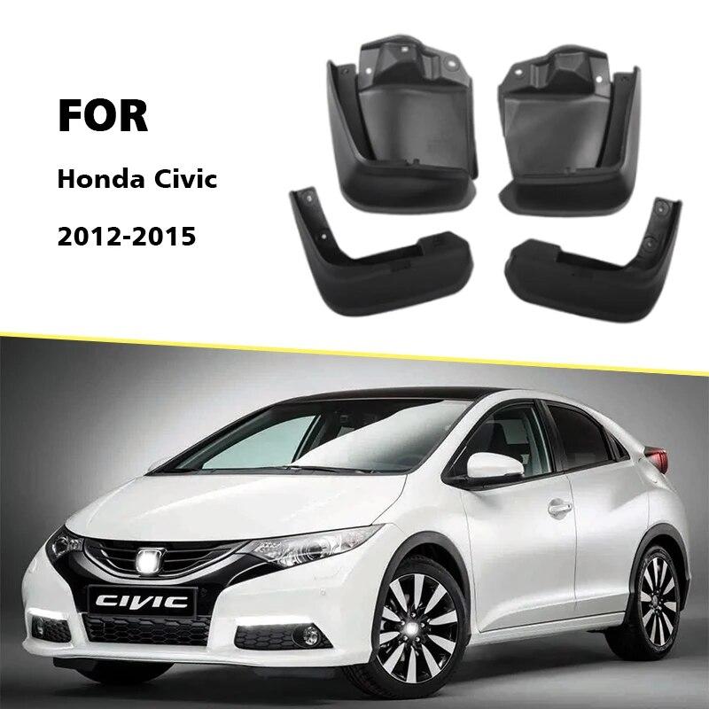 Mudflaps FOR Honda Civiv 2012-2015 Mudguards Fender Mud Flap Guard Splash Car Accessories Auto Styline Front  Rear 4pcs