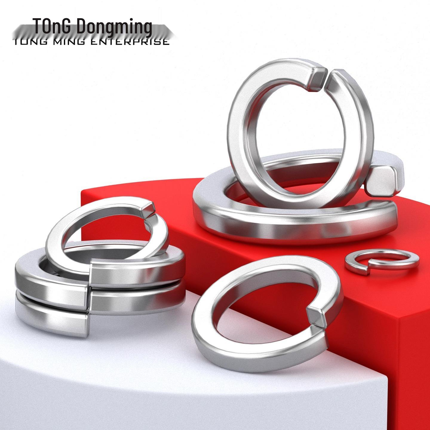 304/316 Stainless Steel Heavy/Light Duty Spring Washer Shim M8【100 pcs】304