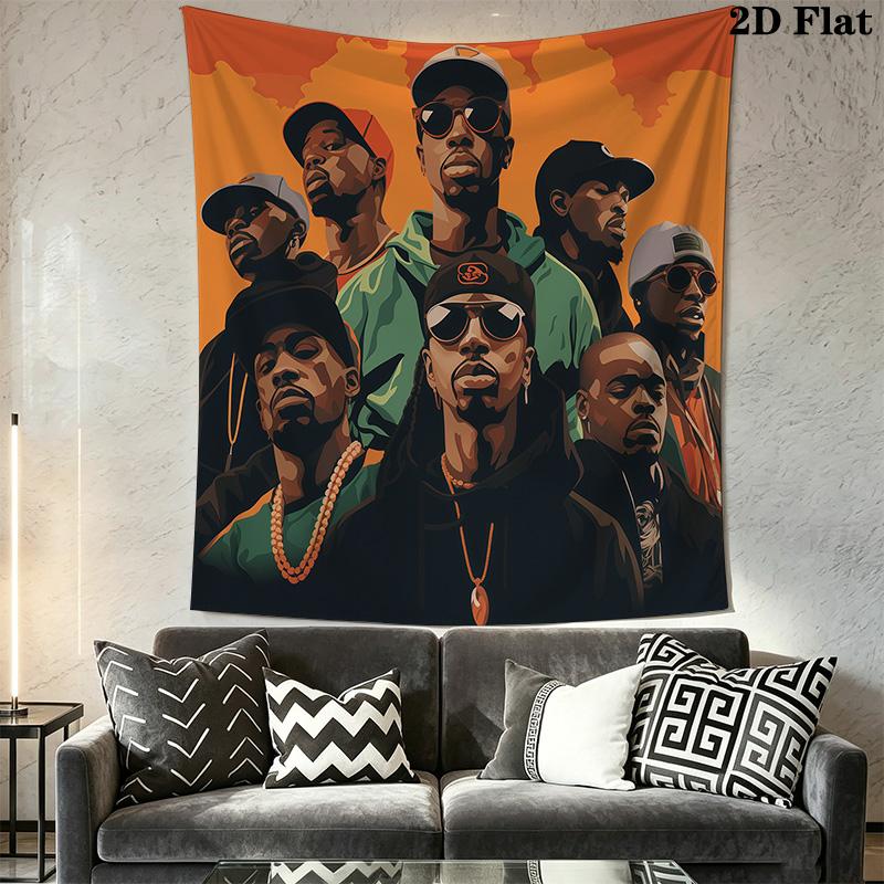 Rap Legends Visual Celebration Hiphop Culture Bedding 1 Duvet Cover 2 Pillowcase Without Core Duvet Cover And Pillowcase Bedding Set