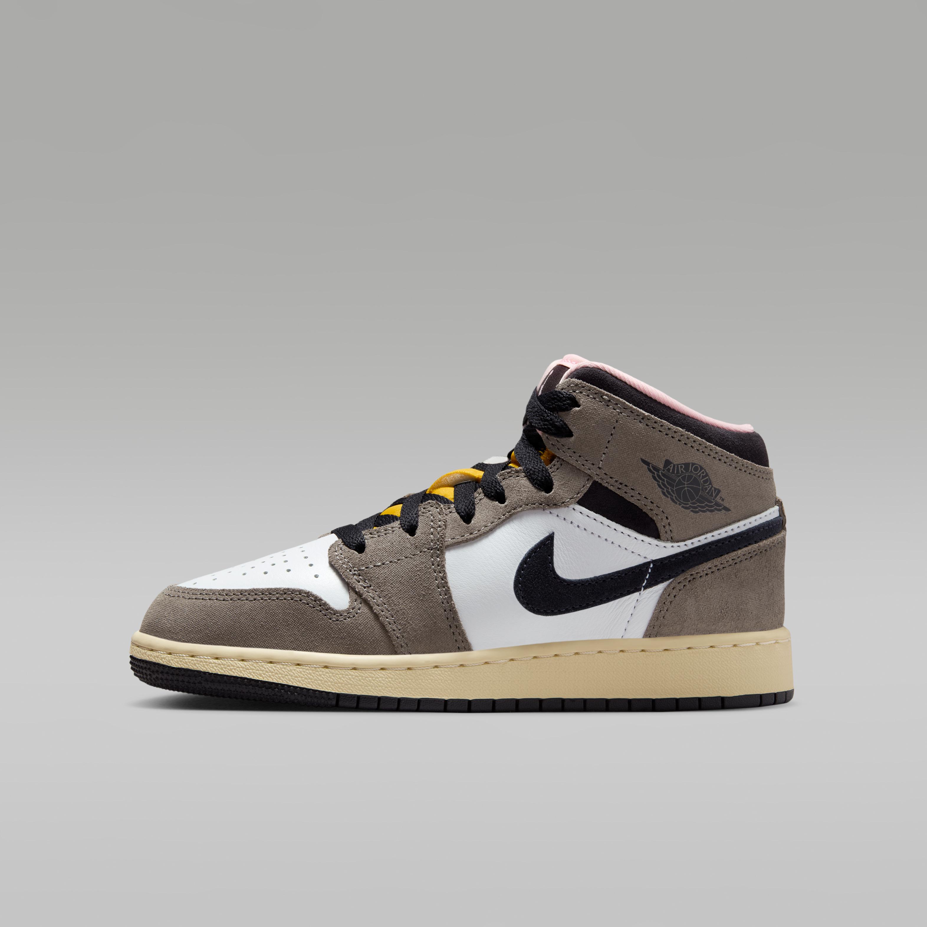 Jordan 1 Mid SE White Cave Stone (GS) 38.5