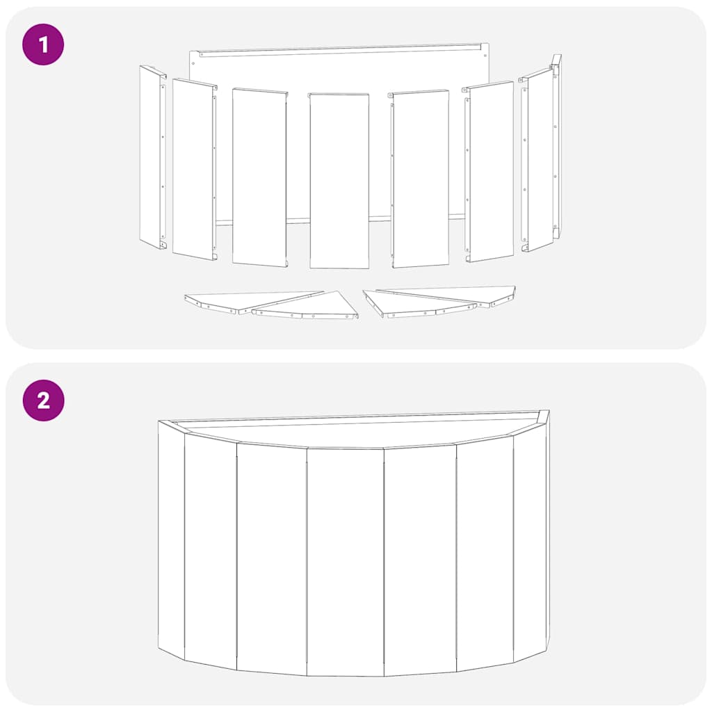 Planter Anthracite 60 X 30 X 35 Cm Steel
