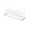 Yamazaki Jitsugyo Under Sink Telescopic Pot Lid & Frying Pan Stand White Approx. W45~82 X D20 X H17.5cm Tower Kitchen Storage 3840