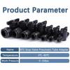 4-16mm Hand Valve Hose Adapter Slip Lock Quick Insert Release Connector Shut Off Stop Water Pneumatic Joint PE Tubing Fittings