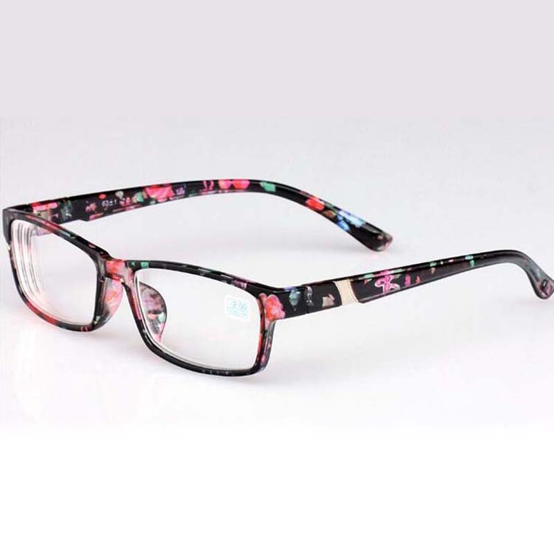 -1 -1.5 -2 -2.5 -3 -3.5 -4 -4.5 -5 -5.5 -6.0 Plastic Frame Resin Lens Finished Myopia Glasses Men Women Shortsighted Eyeglasses