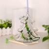 WTEMPO 10PCS Transparent Plastic Christmas Tree Shaped Decorative Boxes Christmas Decorations DIY Christmas Gifts Home Ornaments and Pendants