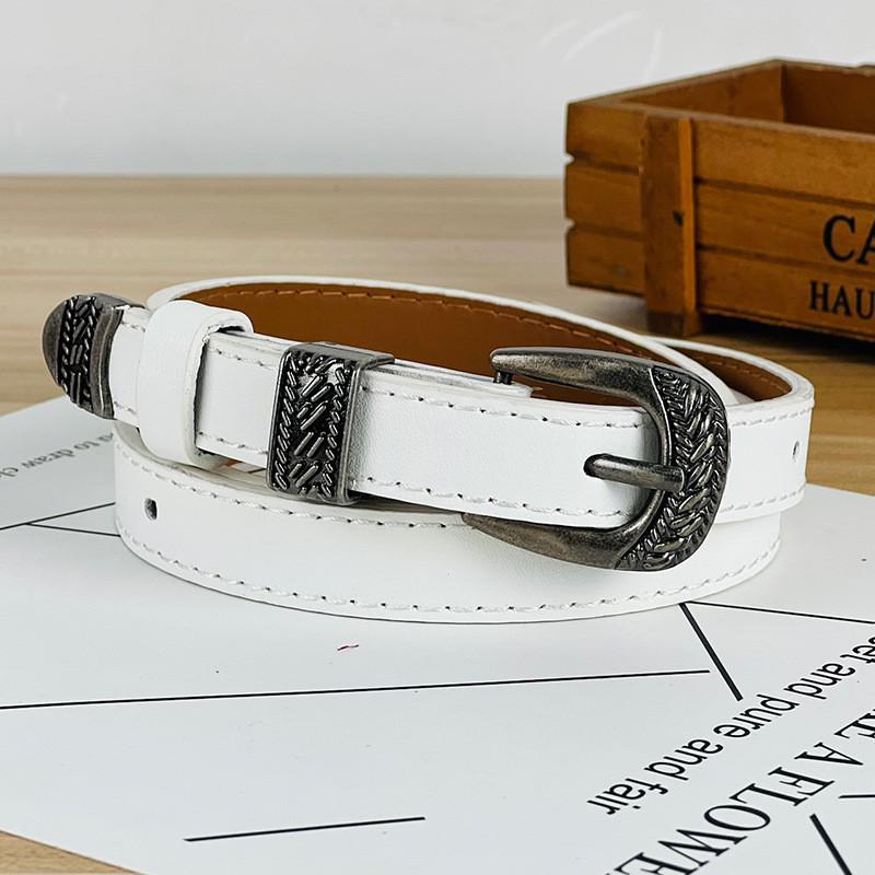 Retro Women Vintage Decorative Jeans Strap Buckle Waistband Streetwear Casual