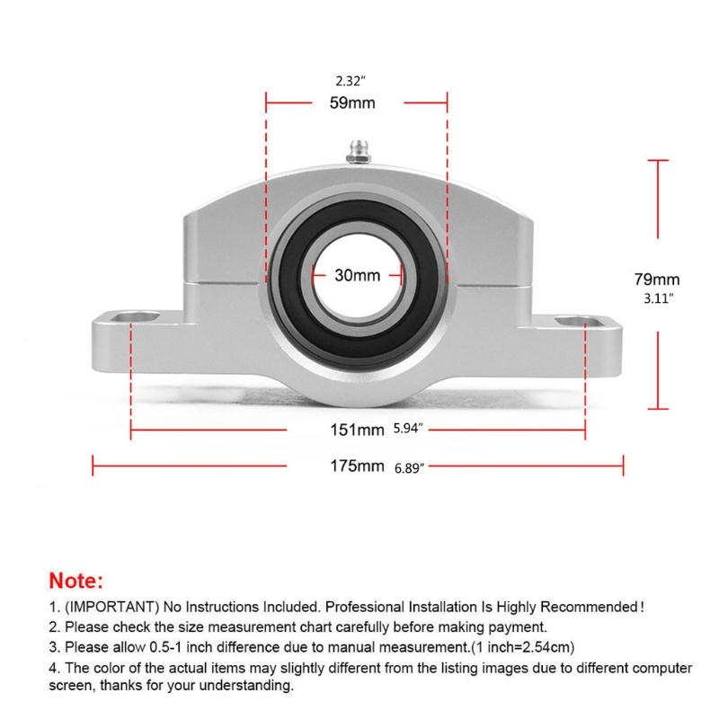 30mm Inner Diameter Aluminum Bearing for Carrier for Polaris RZR S 1000 ATV Vehi