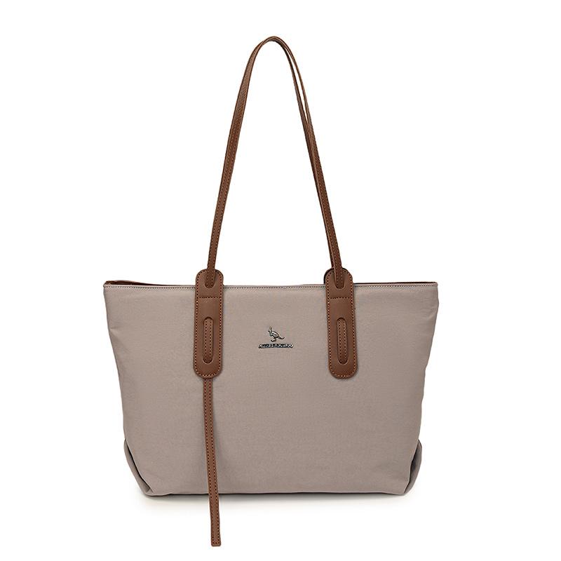 Jesienna Damska Torba Tote Dużej Pojemności - Jednolity Kolor, Wszechstronna, Modna Styl Na Ramię i Pod Ramię