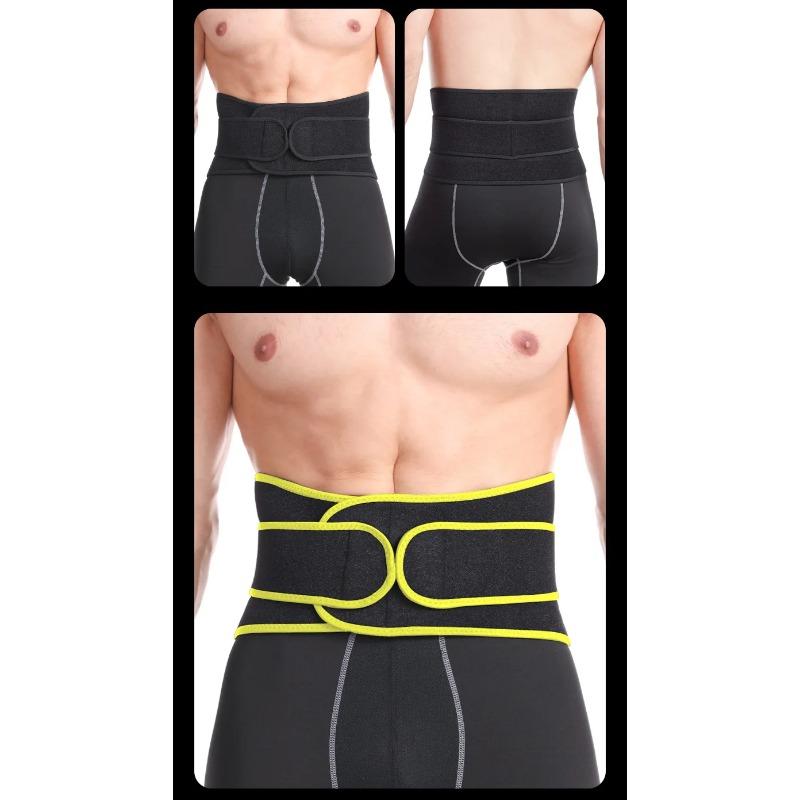 Protecție talie pentru exerciții cu compresie reglabilă, centură de antrenament pentru fitness în aer liber, haltere, alergare, pentru bărbați și femei