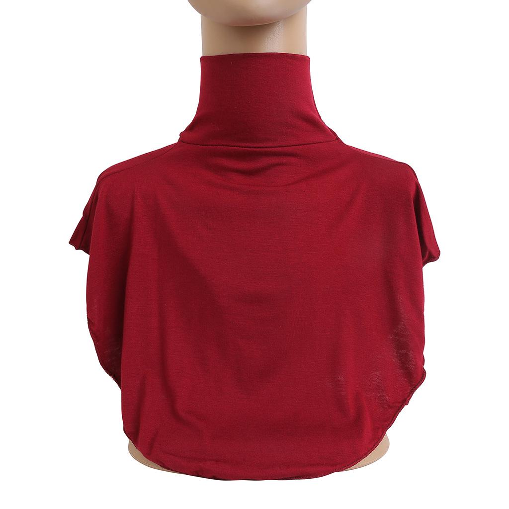 Mercerized Cotton High Neck Warmer - Women's Collar H010