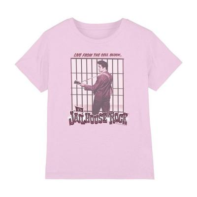 Elvis Presley Childrens/Kids Cell Block Rock T-Shirt