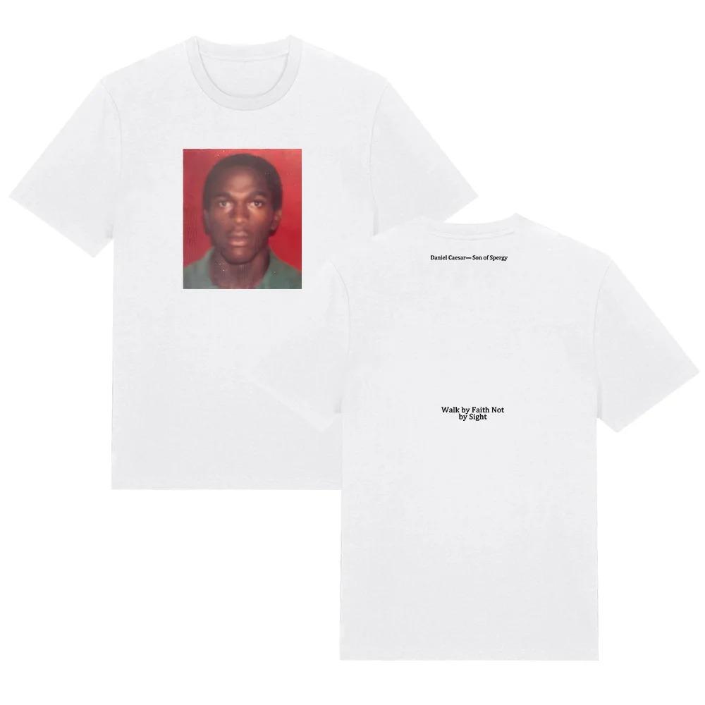 Summer New T Shirts Son of Spergy Cover Tee Daniel Caesar Loose Unisex Y2k Unisexs Tshirt Top Cotton Breathable Aesthetic Clothes