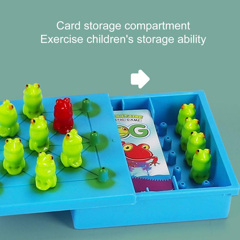 Hoppers Game Logical Thinking Games Frog Hopper Game Strategy Board Games Jump Game Preschool Learning Toy For Children China Mainland