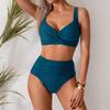 2025 European & American High-Waisted Women's Bikini - Sexy, Split Design Swimwear