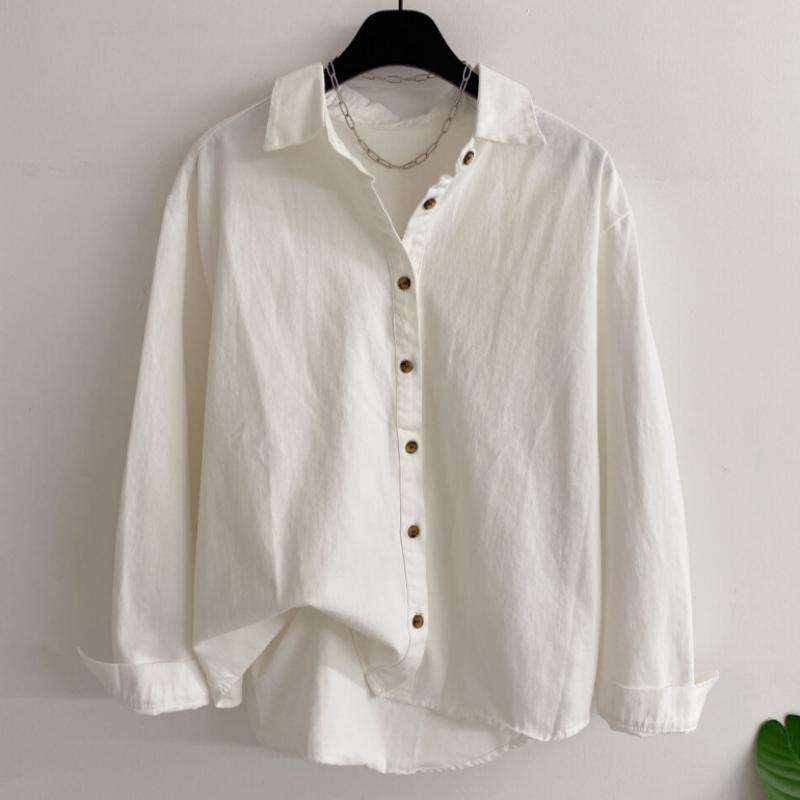 Honey J Loose Fit Denim Shirt 3colors