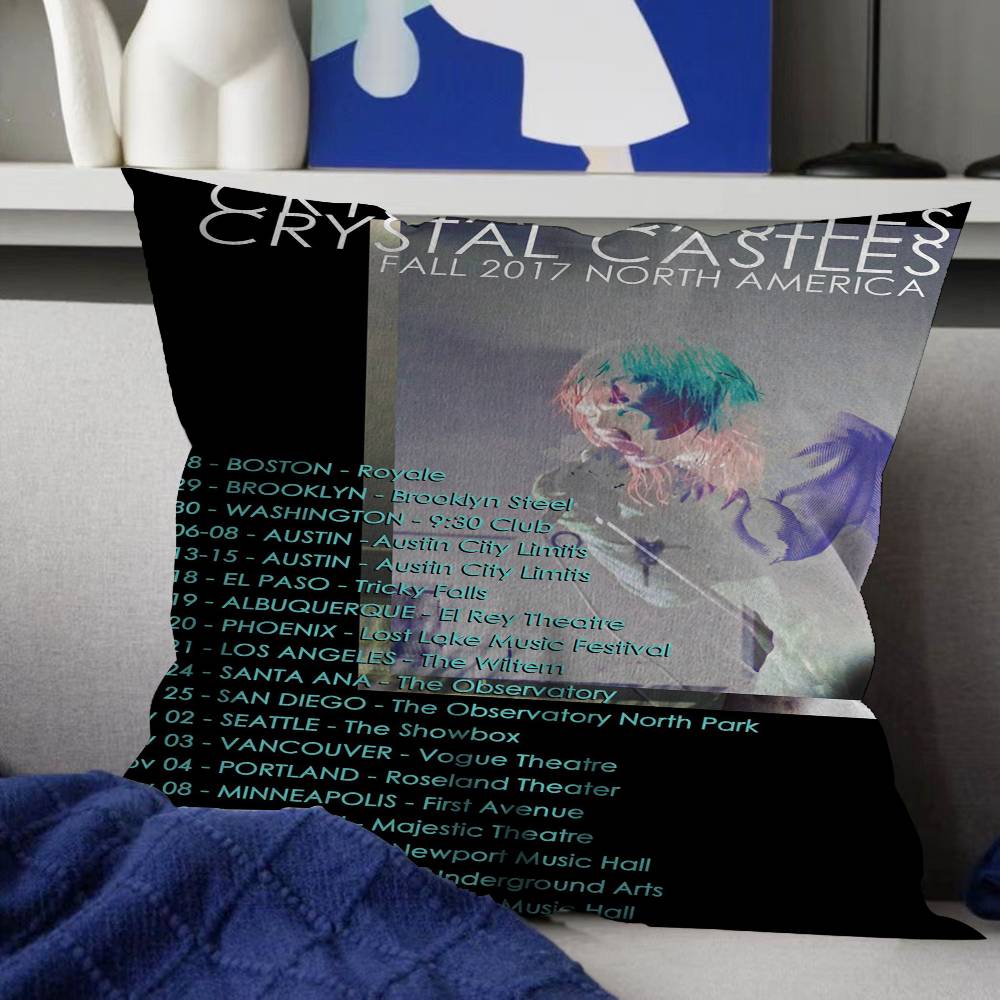 C-Crystal C-Castles Band Cushion Cover Polyester Sofa Cushions Decorative Throw Pillows Home Decoration Pillowcover