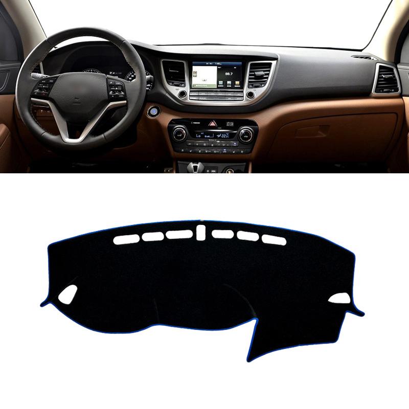 Car Dashboard Cover Mat Sun Shade Pad Carpets For Hyundai Tucson TL NX4 2015 2016 2017 2018      Accessories