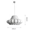 French Designer Silk Multiple Styles Pendant Lamp for Dining Room Kitchen Island Suspension Hanglamp LED Lighting House Fixture