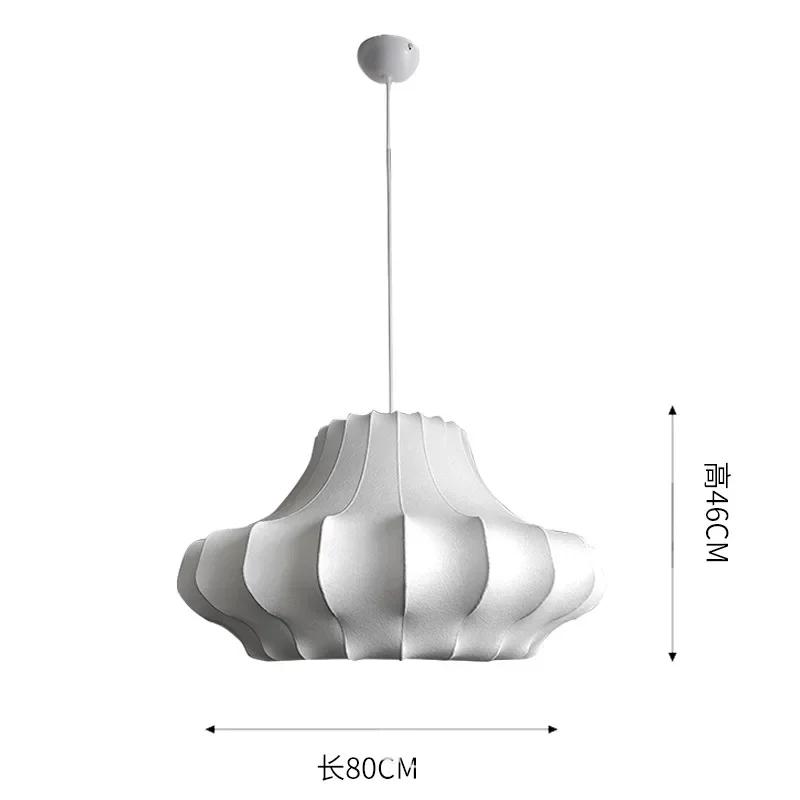 French Designer Silk Multiple Styles Pendant Lamp for Dining Room Kitchen Island Suspension Hanglamp LED Lighting House Fixture