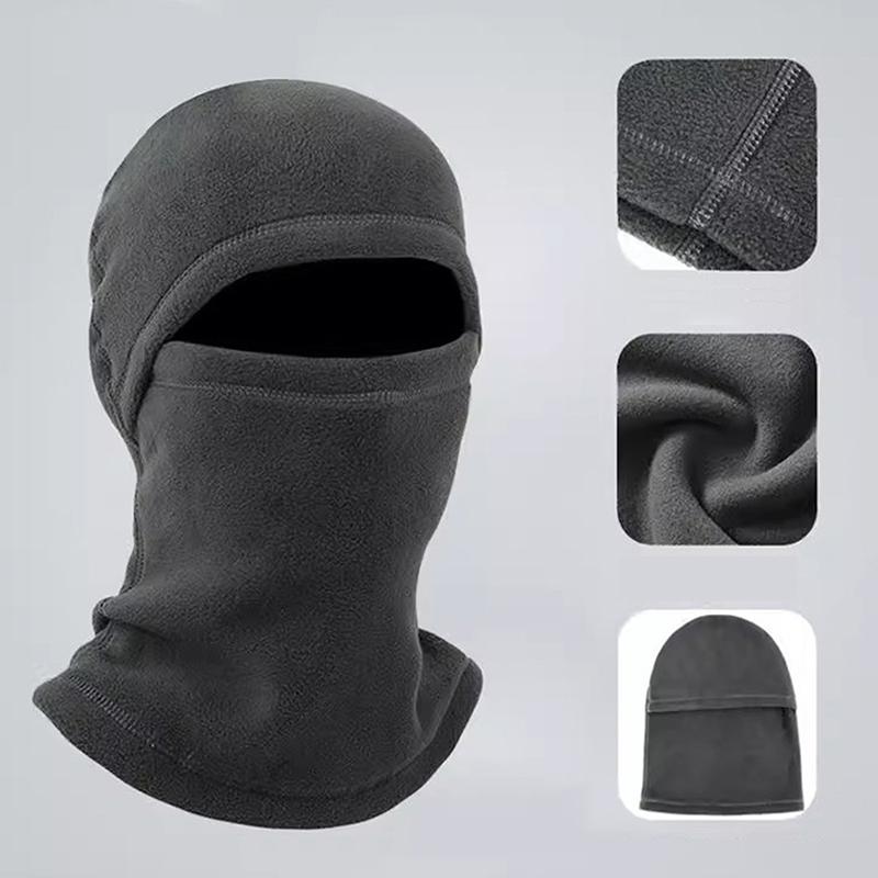 Winter Fleece Sturmhaube Vollgesichtsmaske Thermischer Ski Snowboard Schal Helm Mütze Sport Radfahren Wandern Laufen Nackenwärmer Herren Damen