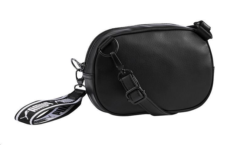 Puma Artificial Leather Shoulder Bag, Crossbody Bag Regular Women's Black 076602-01