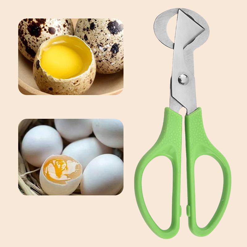 1Pc Quail Egg Shell Scissors Rust Resistant Durable Cigar Cutters Multifunction Kitchen Tools Stainless Steel Egg Scissors