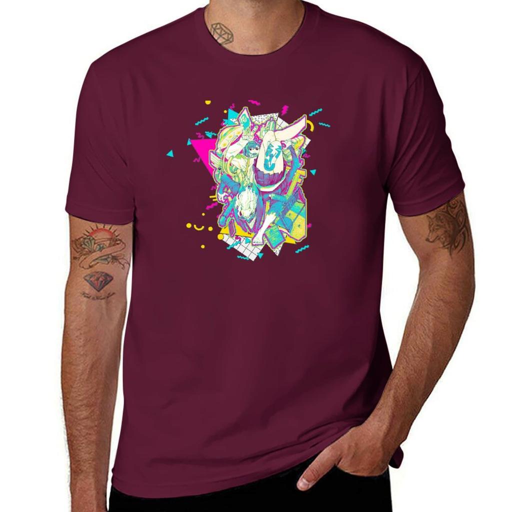 MomoOkarun  Dandadan 90s graphic design Tshirt aesthetic clothes blacks tops men clothings