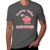 Funny Tummy Ache Survivor Tshirt Comfortable Workout Short Sleeve Shirt
