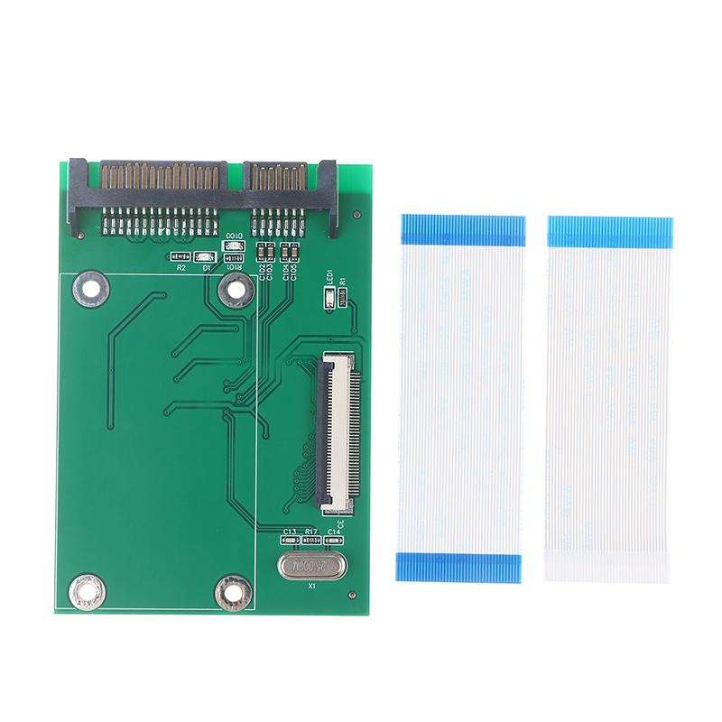 1.8 Inch 40Pin Zif/Ce Ssd Hdd Hard Disk Drive Adapter Card To 7+15 22 Pin Sata Drive Adapter Converter Board Card