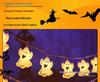 Light-Up Pumpkin String Lights for Halloween Decor and Party Ambiance