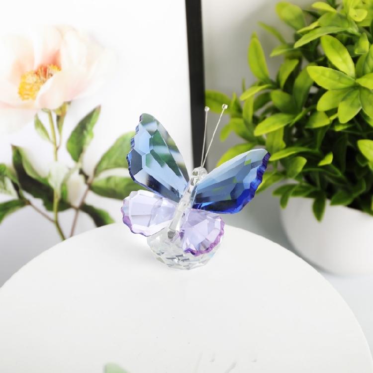 Crystal Crafts Butterfly Simulated Insect Sculpture Butterflies Jewelry for Room